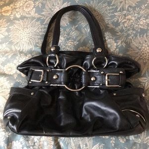 Wilsons Leather Black hobo bag